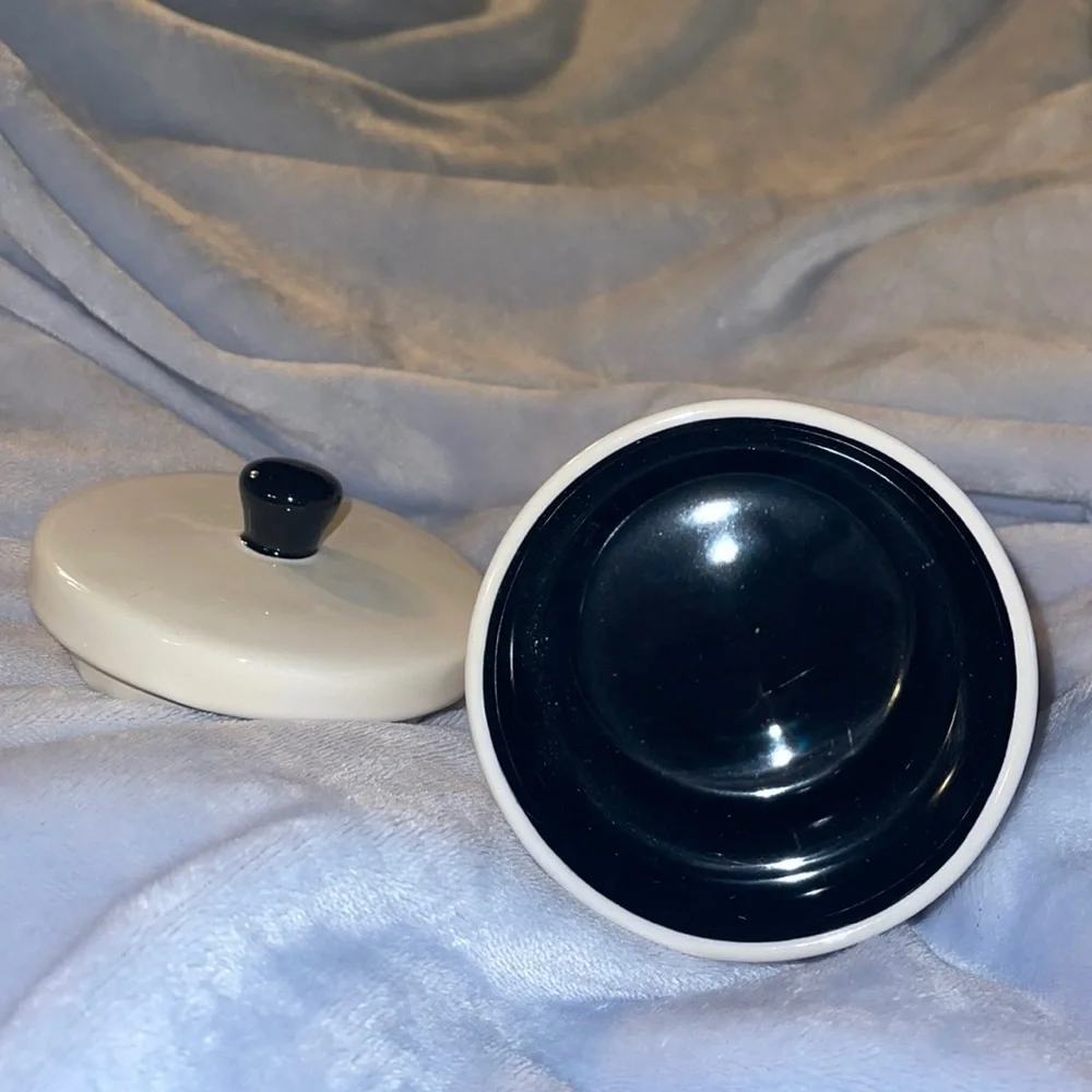 Ceramic Lidded Rae Dunn “Things” canister - Picture 2 of 4